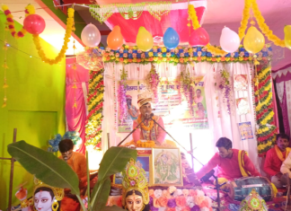 कार्तिक उद्यापन के तिसरे दिन की गई ऑवला वृक्ष की विधिवत पुजा